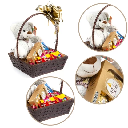 cesta de chocolate toy ferrero rocher franca